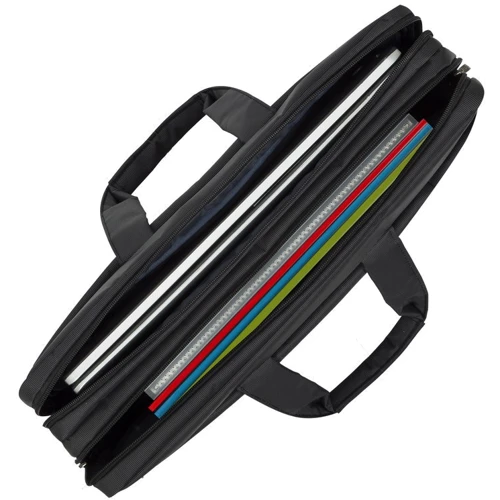 Сумка для ноутбука RivaCase 17.3" Black (8257): Місткість ноутбук, блок питания, аксессуары
