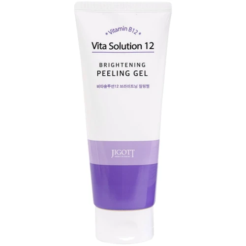 Jigott Vita Solution 12 Brightening Peeling Gel Пилинг-гель осветляющий 180 ml: Время применения Универсальный