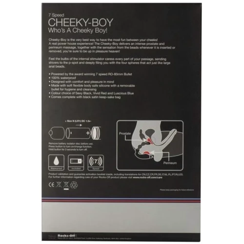 Массажер простаты Rocks Off Cheeky-Boy Red