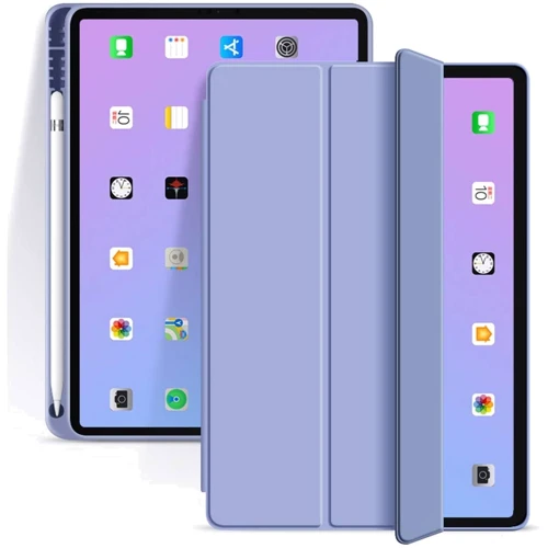 Аксессуар для iPad BeCover Tri Fold Soft TPU with Pencil mount Purple for iPad Air 2020/iPad Air 2022 (706751): Цвет фиолетовый