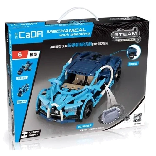 Конструктор CaDa Technic "Bugatti Chiron" 6 в1, 509 деталей (C52015W)