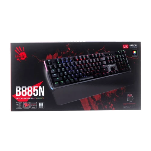Клавіатура A4Tech Bloody B885N Black фото 6