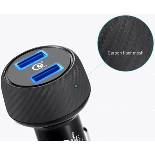 Зарядний пристрій ANKER USB Car Charger PowerDrive 2 Quick Charge 3.0 Ports V3 Black (A2228H11): Тип автомобільне