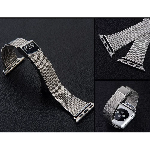 Аксесуар для Watch COTEetCI W2 Milanese Band Silver (CS2063-S) for Apple Watch 42/44/45/49mm фото 10