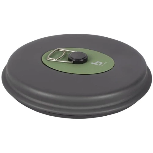 Набор посуды Bo-Camp Explorer 4 Pieces Hard Anodized Grey/Green (2200244) (DAS301407) фото 3