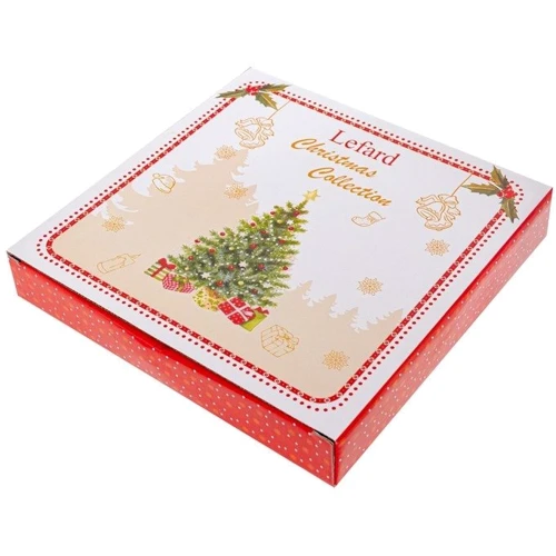 Набір тарілок Lefard Christmas Delight 21см 2шт (985-152): Форма круглая