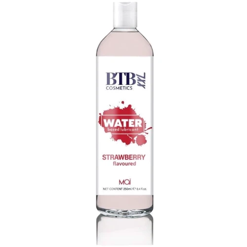 Смазка на водной основе MAI BTB FLAVORED STRAWBERRY с ароматом клубники (250 мл)