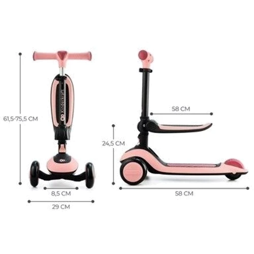 Самокат Kinderkraft Halley Rose Pink (00-00305163): Максимальная допустимая нагрузка, кг 50