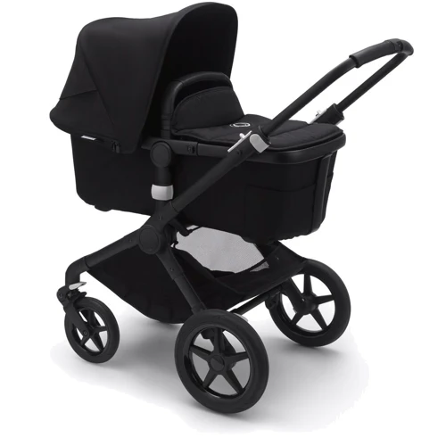 Универсальная коляска 2 в 1 Bugaboo Fox 2 BLACK/BLACK, рама черная, черный (230122ZW01): Количество блоков 1