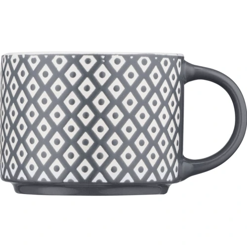 Кружка Ardesto Weaving E фарфор 330 мл Бело-черный (AR3473E)