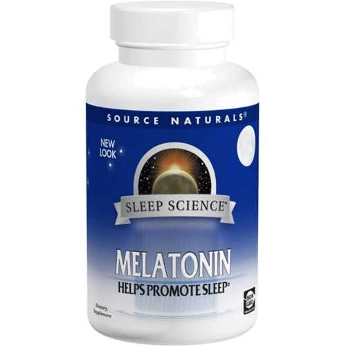 Source Naturals Sleep Science Мелатонин 1мг Вкус Мяты 100 таблеток для рассасывания