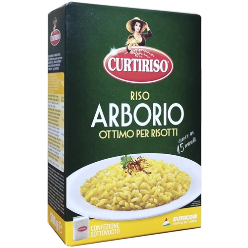 Рис CURTIRISO Арборио 500 г (8017759070224)