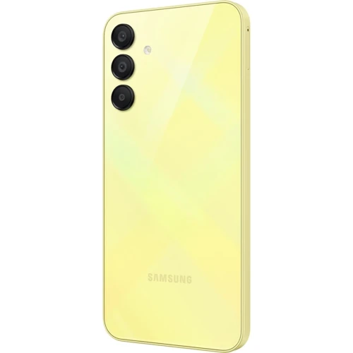 Смартфон Samsung Galaxy A15 4/128GB Yellow A155F (UA UCRF): Камера Потрійна 50 Мп (f/1.8) + 5 Мп (f/2.2) + 2 Мп (f/2.4) / LED спалах / HDR / Фронтальна 13 Мп (f/2.0)