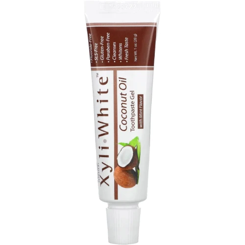 Now Foods Toothpaste Gel Solutions Зубная паста-гель кокос и мята 28 g