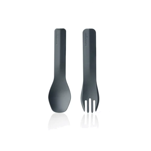 Набор приборов для еды Humangear GoBites Duo gray (022.0077)