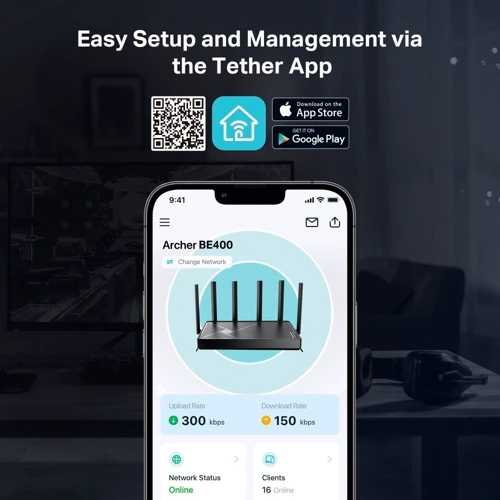 Маршрутизатор Wi-Fi TP-Link Archer BE400