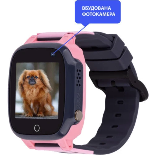 Смарт-годинник AmiGo GO008 MILKY Pink: Тип гаджета Дитячі смарт годинник