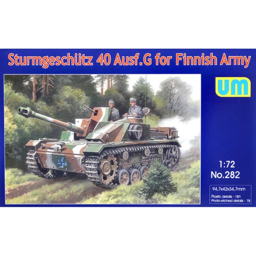 Немецкая САУ UNIMODELS Sturmgeschutz 40 Ausf.G для финской армии