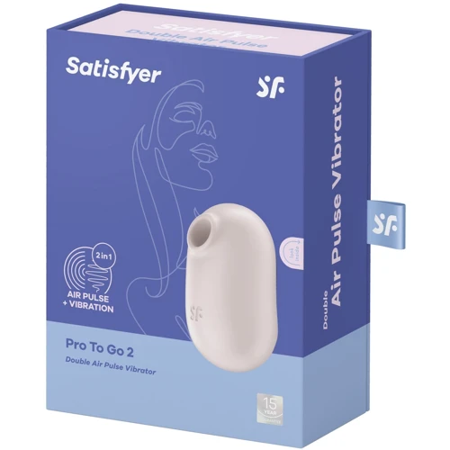 Вакуумный стимулятор Satisfyer Pro To Go 2 Beige