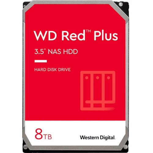Внутрішній жорсткий диск WD Red Plus 8TB (WD80EFPX)