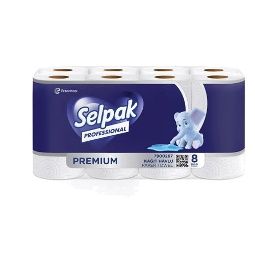 Полотенца бумажные Selpak Professional Premium Кухонное 3 слоя 8 шт. (32761213)