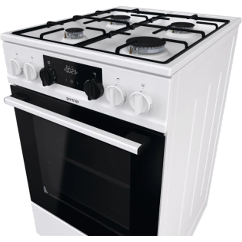 Плита комбинированная Gorenje K535W: Тип варочной поверхности газовая