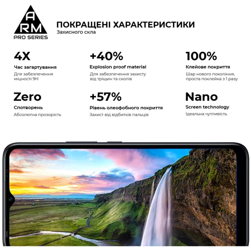 Аксессуар для смартфона ArmorStandart Tempered Glass Pro Black for Infinix Hot 12i 4G (X665B) (ARM64117) фото 6