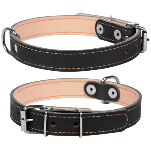 Нашийник Collar для собак подвійний 1.4x27-35 см чорний: Виробник Collar