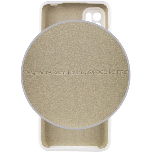 Чехол для телефонов Mobile Case Silicone Cover Shield Camera White for Xiaomi Redmi Note 10 5G / Poco M3 Pro / Poco M3 Pro 5G: Тип накладка на заднюю часть