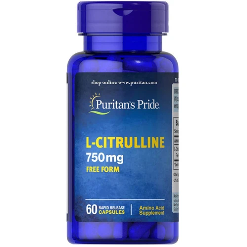 Аминокислота для спорта Puritans Pride Citruline 750 mg 60 caps / 60 servings