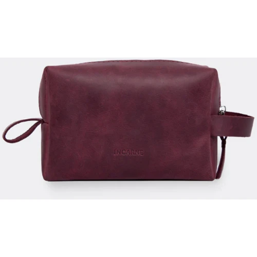 Косметичка INCARNE New Limit Никель Красный L 24x16x11 см