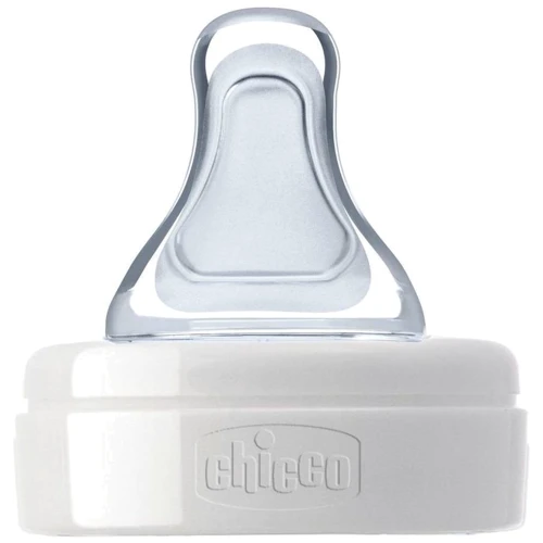 Бутылочка стеклянная Chicco Well-being Physio Colors с силиконовой соской 0м+ 240 мл Розовая (28721.10): Материал стекло