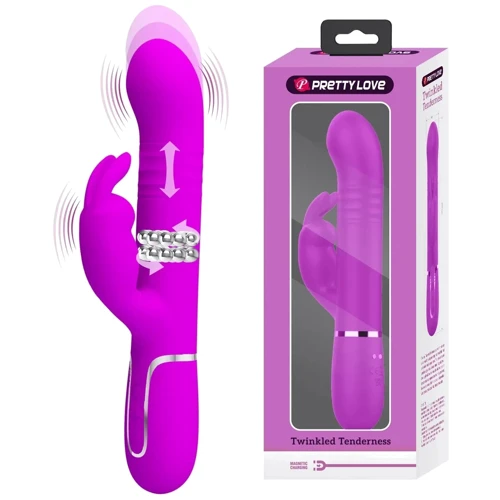 Вибратор с поступательным движением LYBAILE Pretty Love Coale Purple (BW-500013)
