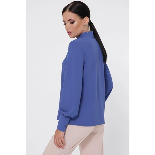 Блуза FashionUp BZ-1784A 44 синя з довгим рукавом: Сезон Демісезон