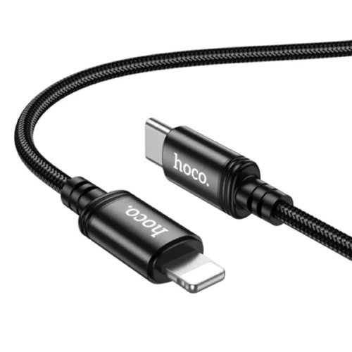Кабель Hoco Cable USB-C to Lightning X91 Radiance 20W 3m Black: Тип USB-C - Lightning
