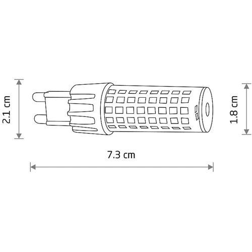 Лампочка Nowodvorski 10933 Bulb G9 1x7W 4000K 900Lm Wh