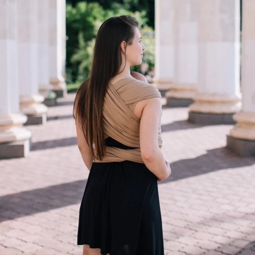 Слінг-шарф Love & Carry Organic Мигдаль коричневий (LC430)