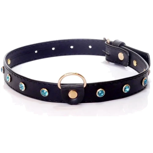 Ошейник с кристаллами Fetish Boss Series - Collar Turquoise Crystal (BS3300119): Производитель Fetish Boss Series