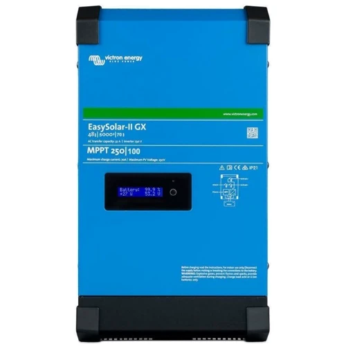 Инвертор гибридный Victron Energy EasySolar-II 48/5000/70-50 250/100 GX (5 кВА/4 кВт, 1 фаза, 1 MPPT)