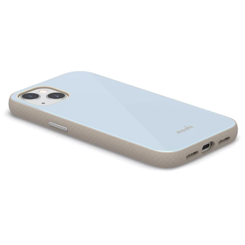 Чохол для iPhone Moshi iGlaze Slim Hardshell Case Adriatic Blue (99MO132521) для iPhone 13: Матеріали Силикон
