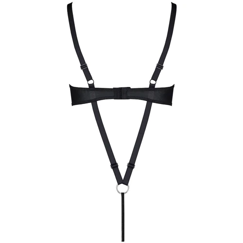 Боди из экокожи Celine Body black 4XL/5XL
