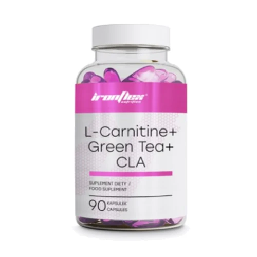 Жироспалювач IronFlex Nutrition L-Carnitine + Green Tea + Cla 90 Capsules