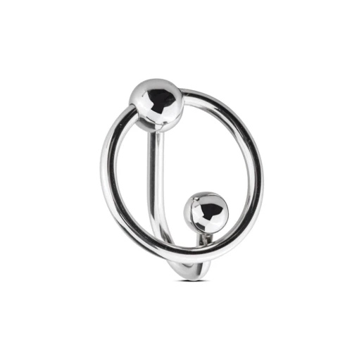 Уретральная вставка с кольцом Sinner Gear Unbendable - Sperm Stopper Solid