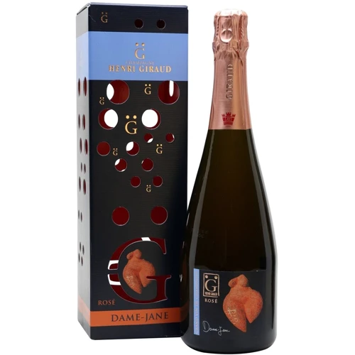 Шампанское Henri Giraud Dame-Jane Rose, розовое брют, 0.75л 12%, gift box (BWW7607)