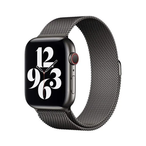Аксесуар для Watch Apple Milanese Loop Band Graphite (ML773) для Apple Watch 42/44/45mm UA: Сумісність Apple Watch 49mm, Apple Watch 42mm, Apple Watch 44mm, Apple Watch 45mm