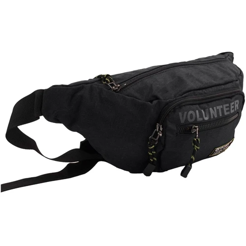 Чоловіча поясна сумка Volunteer чорна (GB1780-01-black): Тип ручки Без ручки, Поясний ремінь