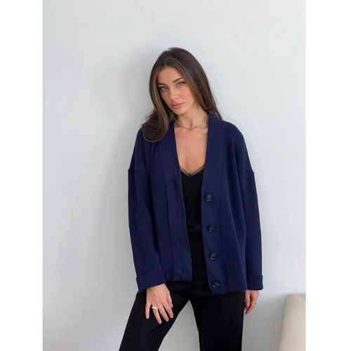 Кардиган АRTKNIT Vittoria 27416 One Size индиго