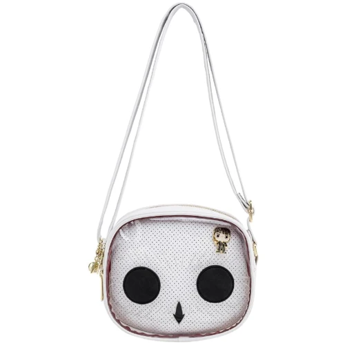 Сумка Loungefly Harry Potter - Hedwig Pop Pin Trader Crossbody Bag біла (HPTB0157)