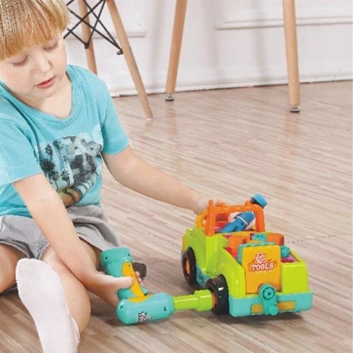 Музыкальная машинка Hola Toys Грузовик с инструментами (6109)