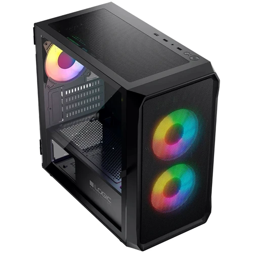 Корпус Logic concept PORTOS MESH+GLASS ARGB fans 3x120mm BLACK (AM-PORTOS-10-0000000-0002): Назначение игровой